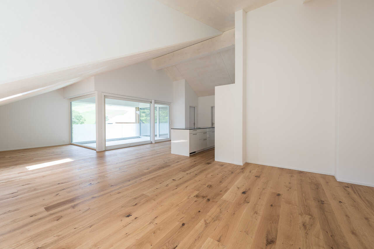 Dachgeschoss-Wohnung 3 1/2-Zimmer